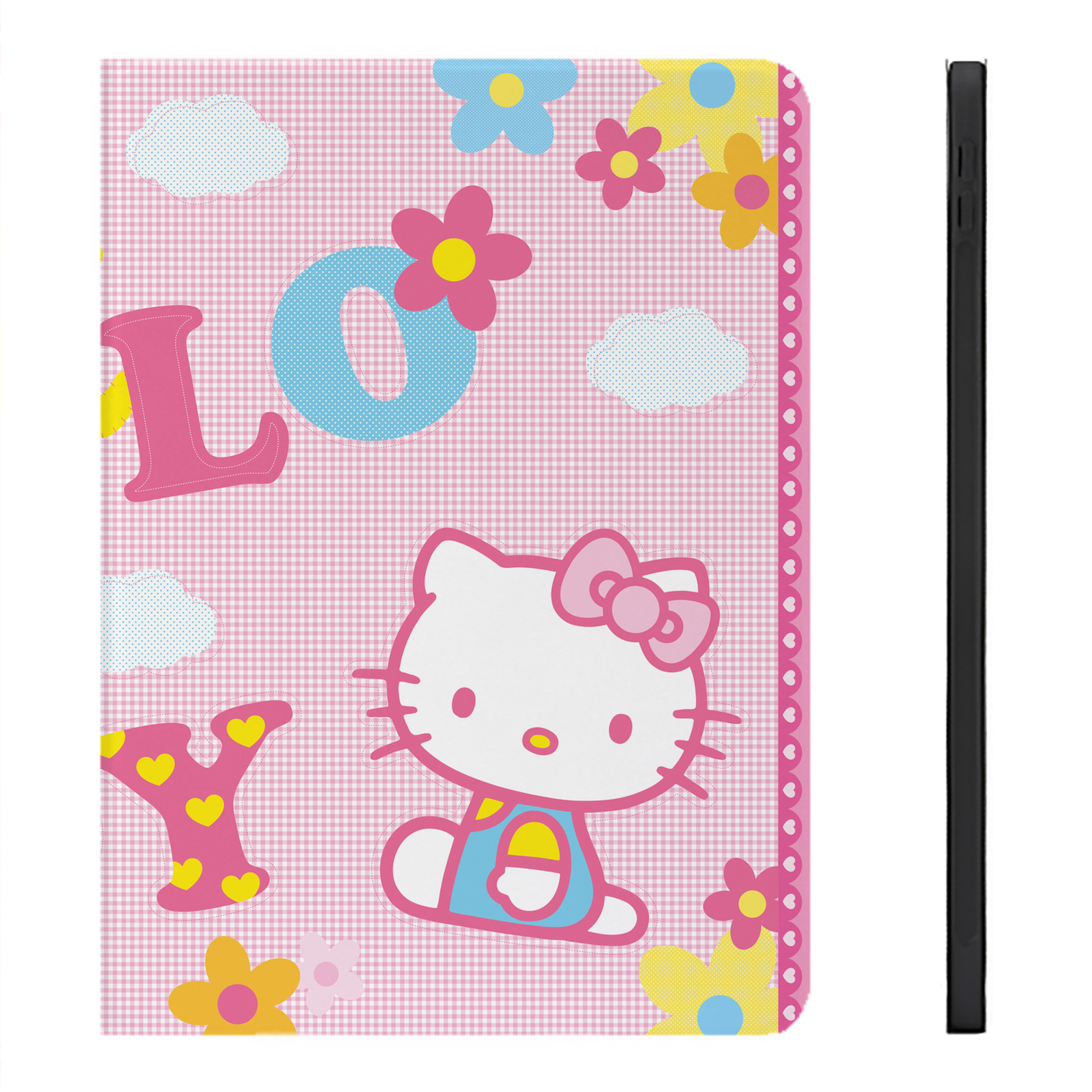 （画像用） Hello Kitty ハローキティ IPadケース ペンホルダー付き ブックスタイルデザイン
